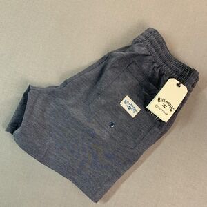 NEW Billabong Layback Swim Shorts Mens XS Gray Recycler Quick Dry Unlined Beach